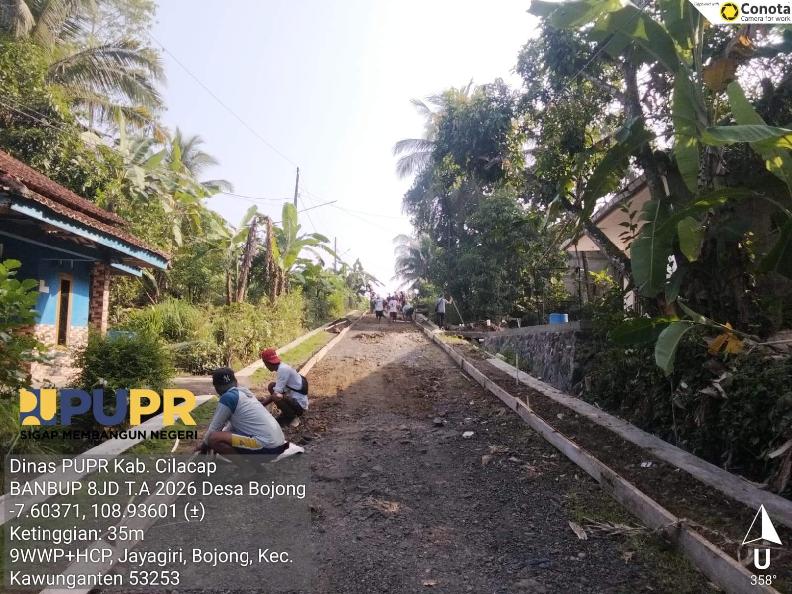 PEMDES BOJONG TERIMA BANSUS PEMBANGUNAN JALAN DESA TAHUN 2026